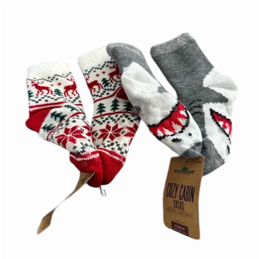 Northeast Outfitters - Kids Cozy Cabin Slippers - Size Youth (10K-4) -New W/Tags - Picture 2 of 4